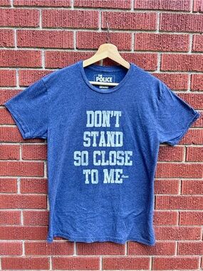 The Police Don’t Stand So Close To Me Band Graphic T-Shirt Men’s Medium